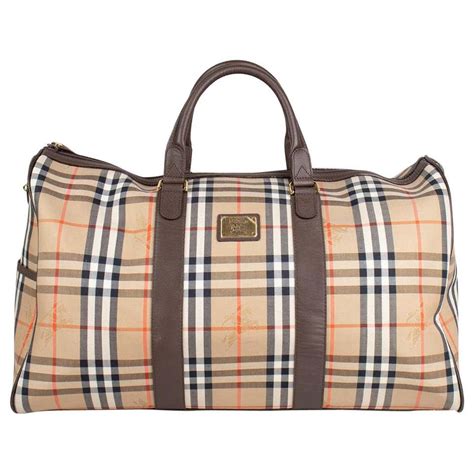 burberry fragrance duffle tote overnight bag|burberry duffel bag.